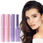 Pente Alisador de Cabelo 5 em 1 Sem Fio